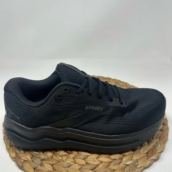 BROOKS Ghost Max 2 Running Shoes Black Ebony Size 10 EXTRA WIDE Men's