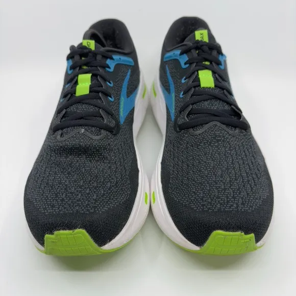 Brooks Ghost Max Running Shoes Mens 11 D Black Blue White Sneakers 1104061D060