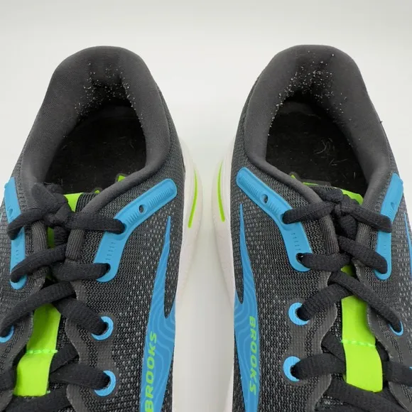 Brooks Ghost Max Running Shoes Mens 11 D Black Blue White Sneakers 1104061D060