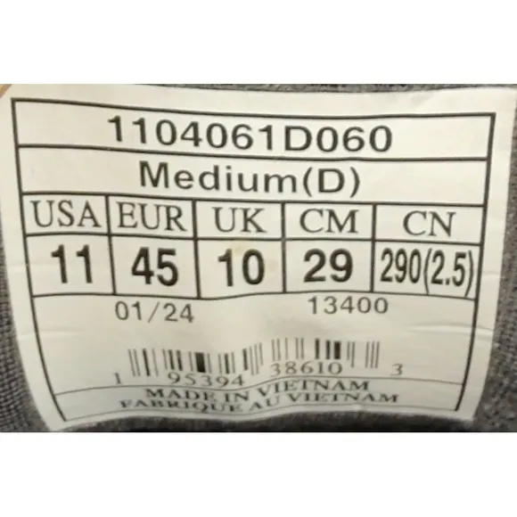 Brooks Ghost Max Running Shoes Mens 11 D Black Blue White Sneakers 1104061D060