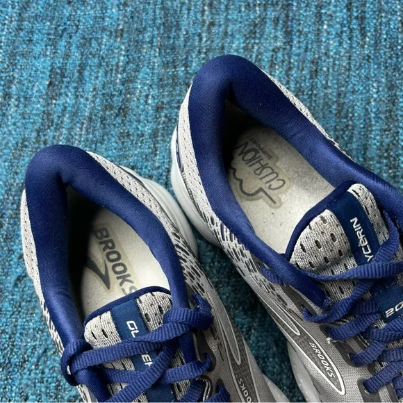 Brooks Glycerin 20 Running Shoes in Alloy Grey Blue Depths