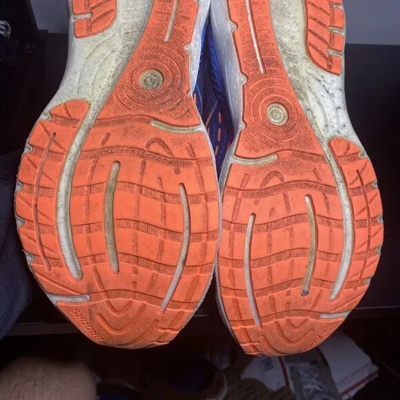 Brooks Glycerin GTS 20 Men’s Size 11 Blue Orange Running Shoes 1103831D444