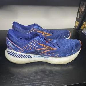Brooks Glycerin GTS 20 Men’s Size 11 Blue Orange Running Shoes 1103831D444