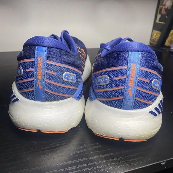 Brooks Glycerin GTS 20 Men’s Size 11 Blue Orange Running Shoes 1103831D444