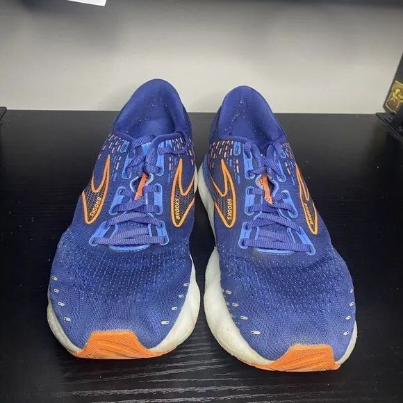 Brooks Glycerin GTS 20 Men’s Size 11 Blue Orange Running Shoes 1103831D444