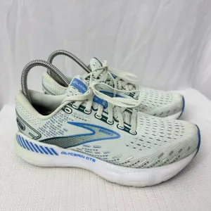 Brooks Glycerin GTS 20 Shoes Womens 8.5 B Blue White Road Running Support