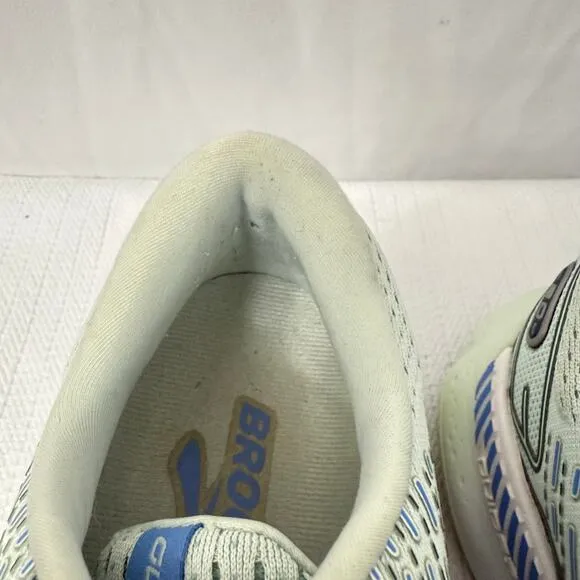 Brooks Glycerin GTS 20 Shoes Womens 8.5 B Blue White Road Running Support