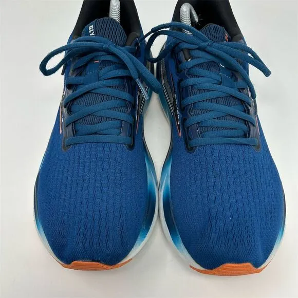 Brooks Glycerin GTS 21 Men's Blue Lace Up Running Shoes Size 11 US Active