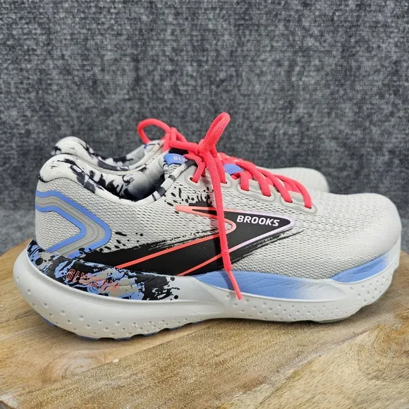 Brooks Glycerin GTS 21 Womens Size 10.5 Gray Athletic Running Shoes 1204081B084
