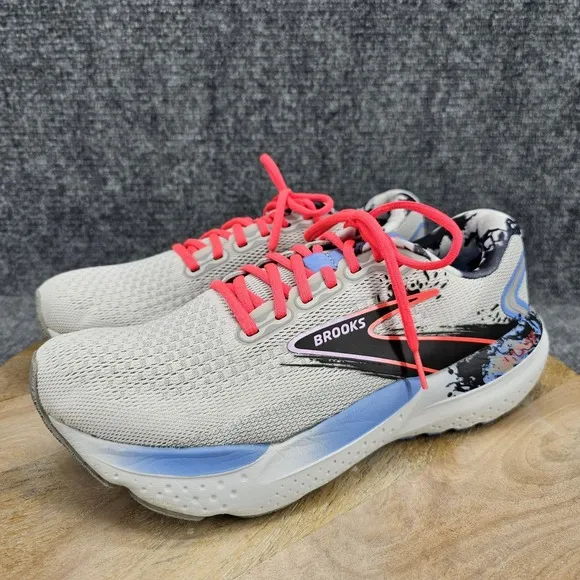 Brooks Glycerin GTS 21 Womens Size 10.5 Gray Athletic Running Shoes 1204081B084