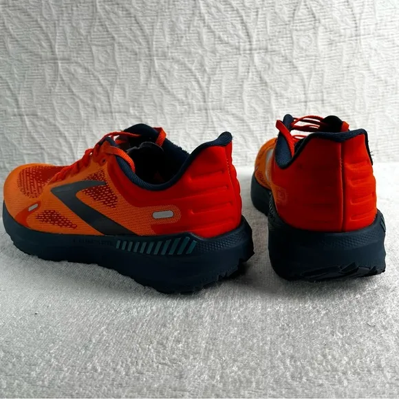 Brooks Launch 9 GTS Orange Running Shoes 1103871D854 Men 11D Guardrail NB Insole