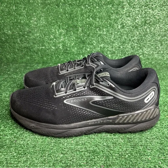 Brooks Mens Beast GTS 23 1104011D041 Black Running Shoes Sneakers Size 12 D