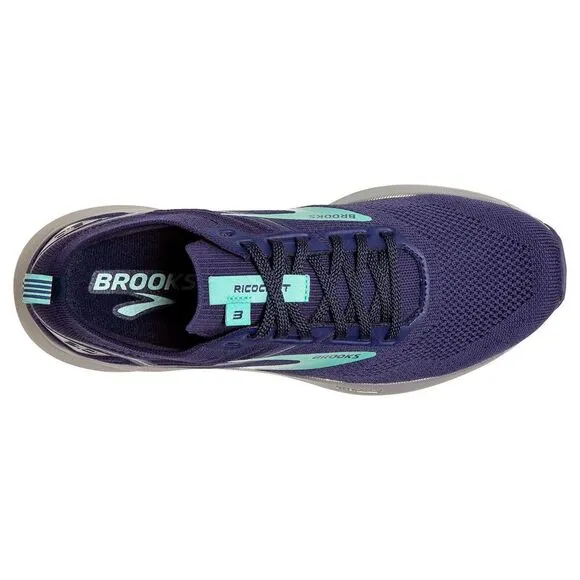 Brooks Ricochet 3 1203481B462 Sneakers Women Blue Athletic Running Shoes EEE1549