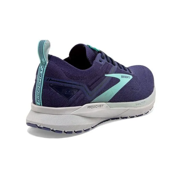Brooks Ricochet 3 1203481B462 Sneakers Women Blue Athletic Running Shoes EEE1549