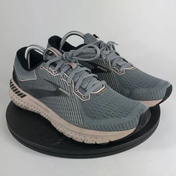 Brooks Transcend 7 Gray Athletic Running Shoes 1203191B074 Women’s Size 11