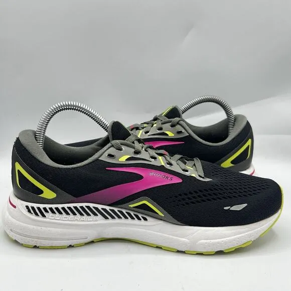 Brooks Womens Adrenaline GTS 23 1203811D037 Black Running Shoes Sneakers 9 D