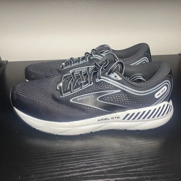 Brooks Womens Ariel GTS 23 1203902E090 Black Running Shoes Sneakers Size 10.5