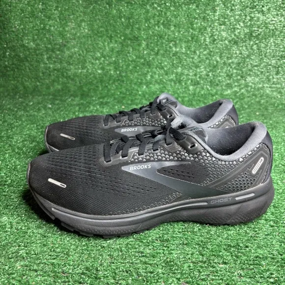 Brooks Womens Ghost 14 Comfort Black Running Shoes Sneakers Size 9.5 B