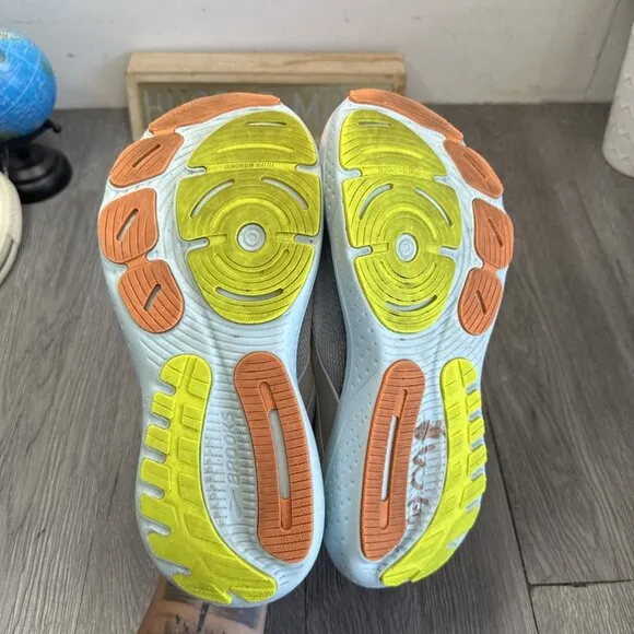 Brooks Womens Glycerin 21 1204081B195 White Running Shoes Sneakers Size 9.5 B