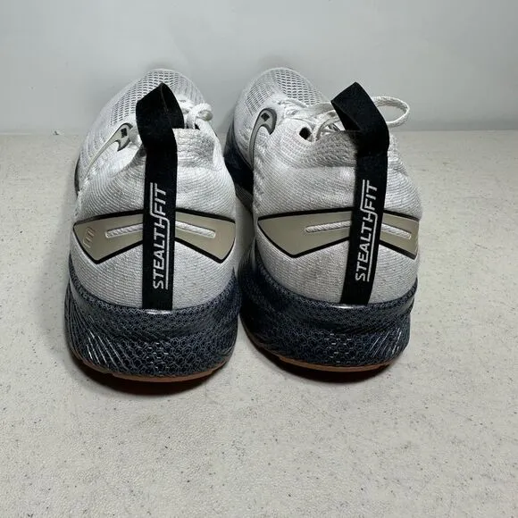 Brooks Mens Levitate StealthFit 6 1103971D121 White Running Shoes Sneaker Sz 11D