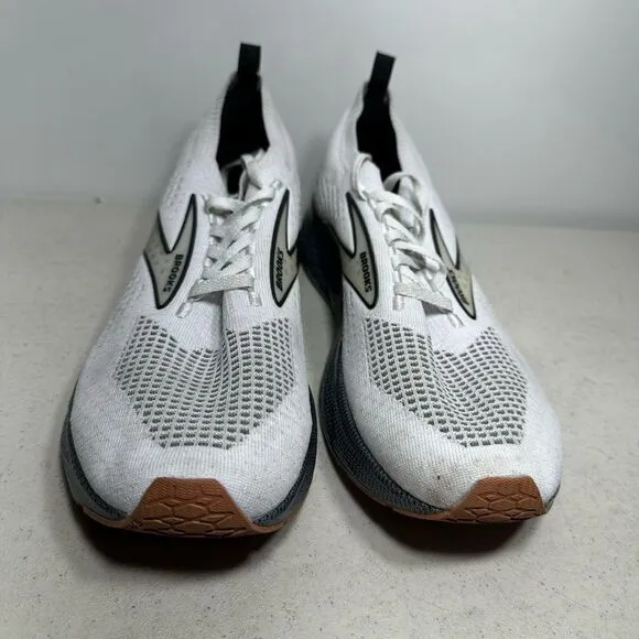 Brooks Mens Levitate StealthFit 6 1103971D121 White Running Shoes Sneaker Sz 11D