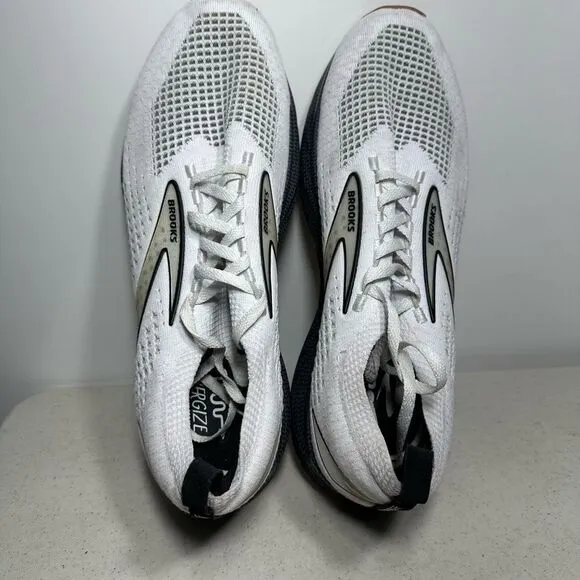 Brooks Mens Levitate StealthFit 6 1103971D121 White Running Shoes Sneaker Sz 11D