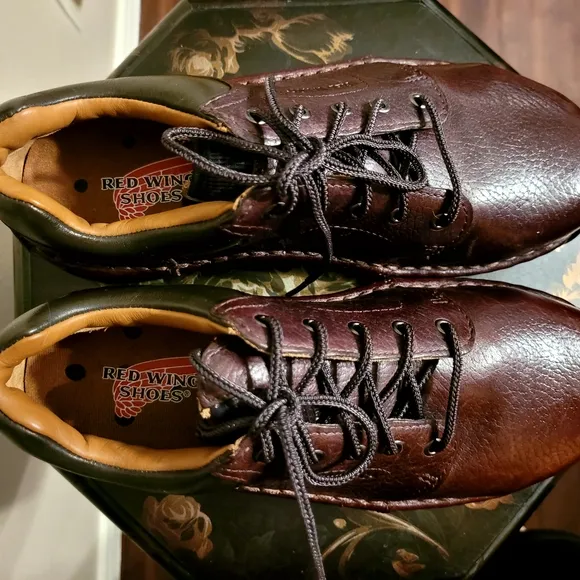 Brown leather shoes for women