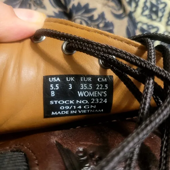Brown leather shoes for women