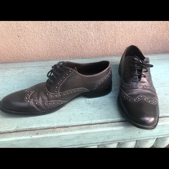 BRUNO MAGLI Alvar Leather Wingtip Oxfords Lace Up