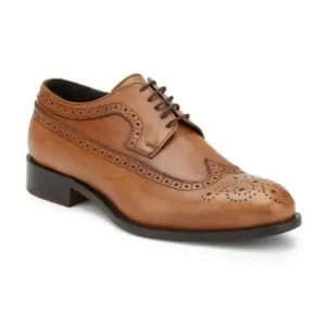 Bruno Magli | Domizio Brogued Wingtip Oxfords Tan Leather, Size 7