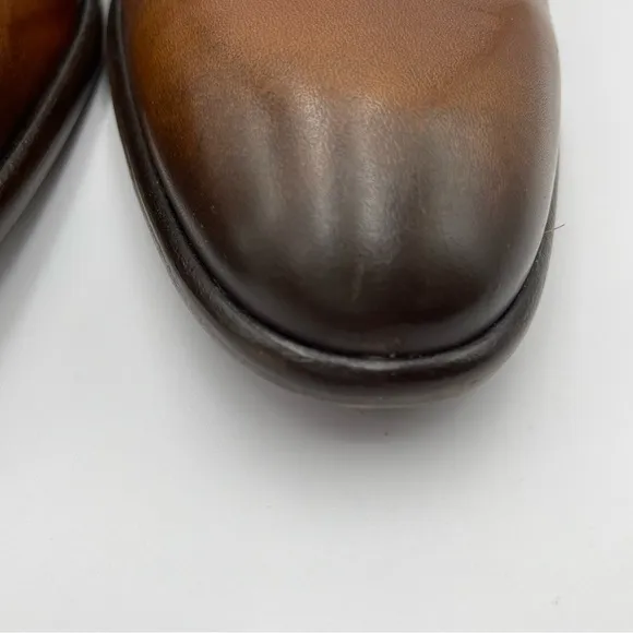 Bruno Magli Salerno Lace up Derby Men CognacLeather Dress Shoes- SZ 11-MSRP $298
