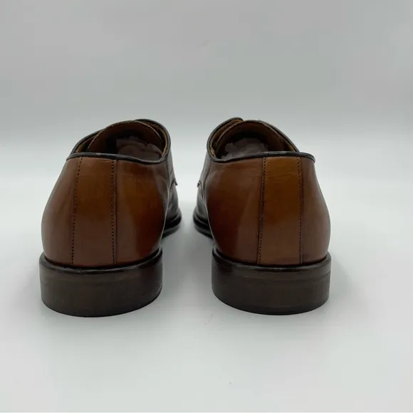 Bruno Magli Salerno Lace up Derby Men CognacLeather Dress Shoes- SZ 11-MSRP $298
