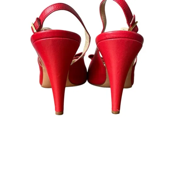 Bruno Magli Slingback Heels with Bow