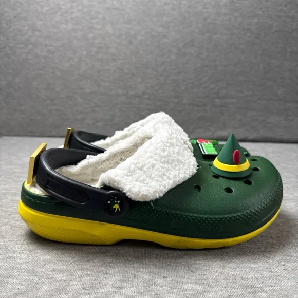 Buddy The Elf × Crocs Lined Clogs Men's Size 6 Women's 8 Christmas 209372