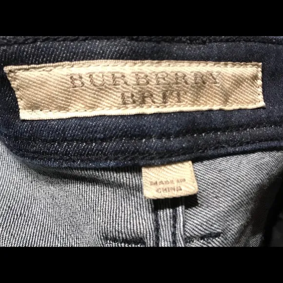 Burberry Brit Slim Fit Stretch Jeans Size-W26