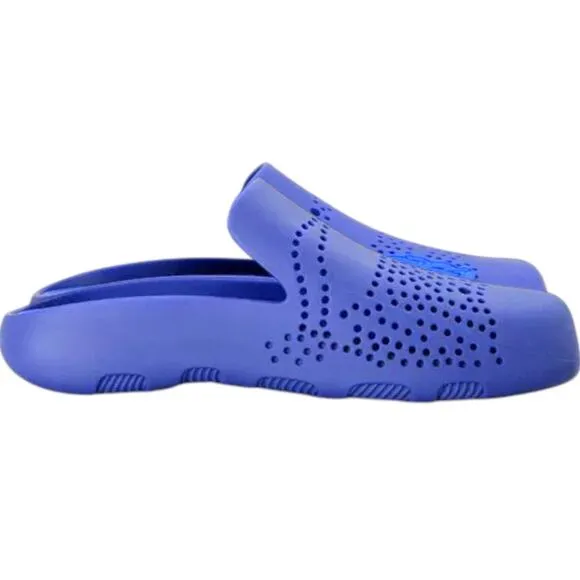 Burberry Stingray Perforated Rubber Clogs, IT/38/US8