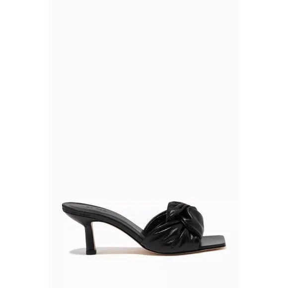 By Far Lana Mules Gloss Leather Womens Size 38 8