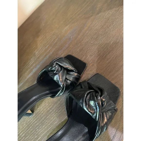 By Far Lana Mules Gloss Leather Womens Size 38 8
