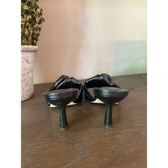 By Far Lana Mules Gloss Leather Womens Size 38 8
