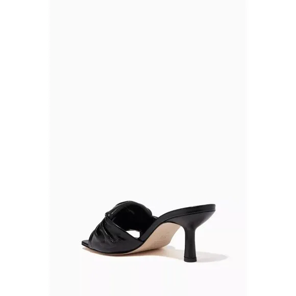 By Far Lana Mules Gloss Leather Womens Size 38 8