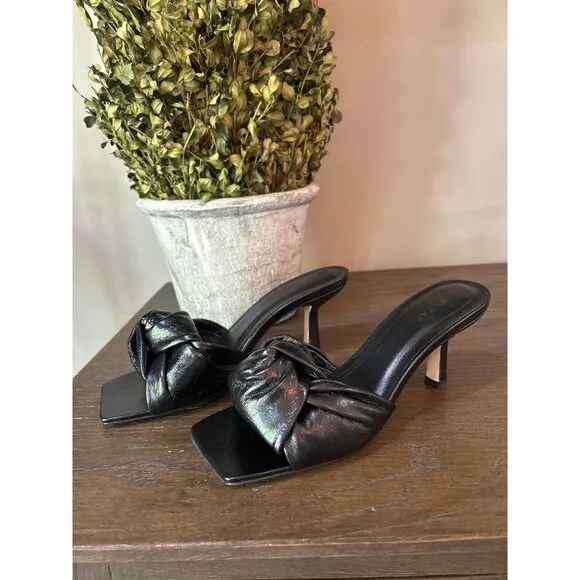 By Far Lana Mules Gloss Leather Womens Size 38 8