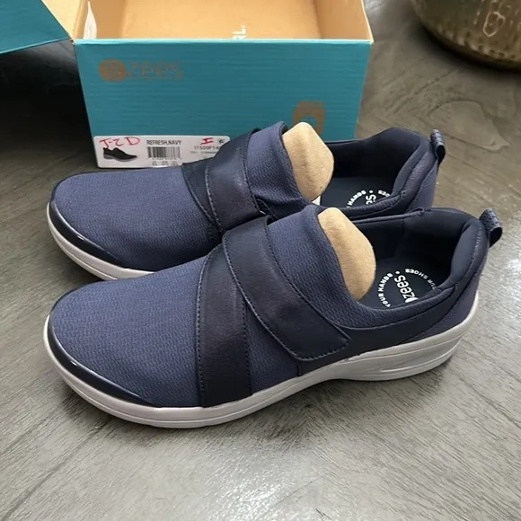 Bzees Women's Refresh Slip On Sneaker (WIDE)