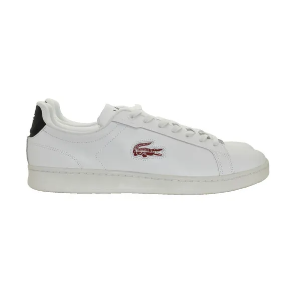 C5 NIB LACOSTE Carnaby Pro White/Black Leather Low Top Sneaker Shoes Size 11.5