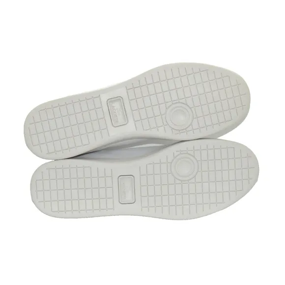 C5 NIB LACOSTE Carnaby Pro White/Black Leather Low Top Sneaker Shoes Size 11.5
