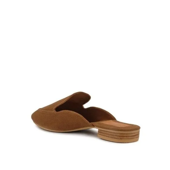 CALICO Organic Canvas Mules - black