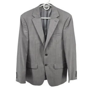 Calvin Klein Mens Suit Coat Blazer Jacket Grey Size 38 R slim fit
