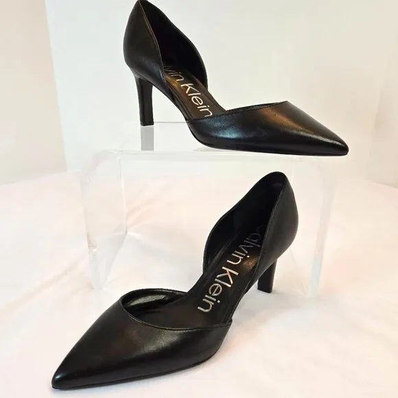 CALVIN KLEIN Women's Laza Pump Sz 9 - Black