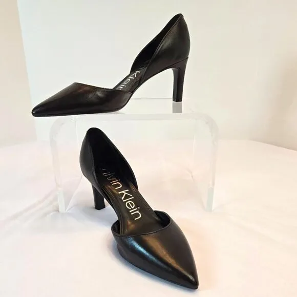 CALVIN KLEIN Women's Laza Pump Sz 9 - Black