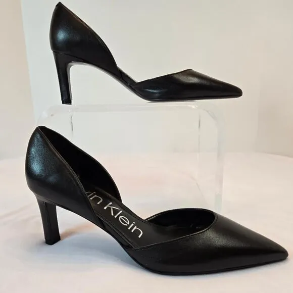 CALVIN KLEIN Women's Laza Pump Sz 9 - Black
