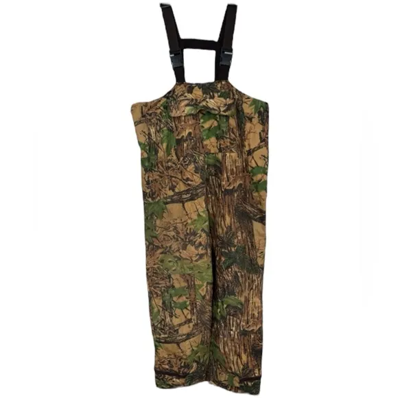 Camo Overalls Realtree Outdoor Work Hunting Gear Camouflage Bib Rainfair Size XL